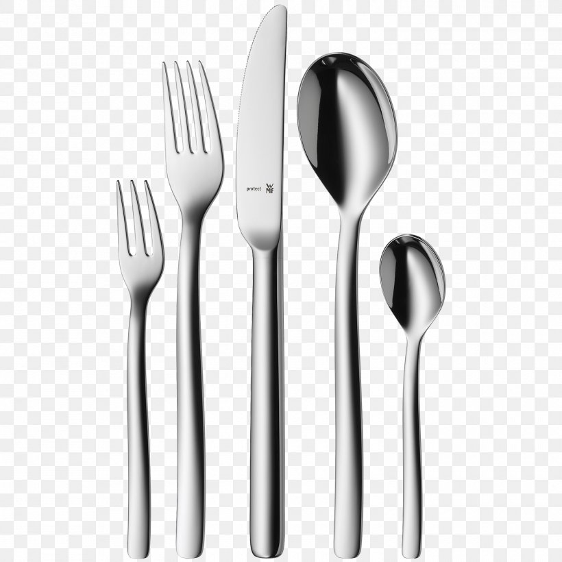 Knife Cutlery WMF Group WMF 11.0691.6342 30pc Stainless Steel Flatware Set WMF Spoon Café Atic Protect, PNG, 1500x1500px, Knife, Black And White, Cutlery, Edelstaal, Fork Download Free