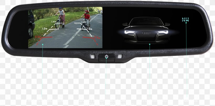 Car Vehicle Audio Mirror Display Device, PNG, 1154x569px, Car, Auto Part, Automotive Exterior, Automotive Mirror, Backup Camera Download Free