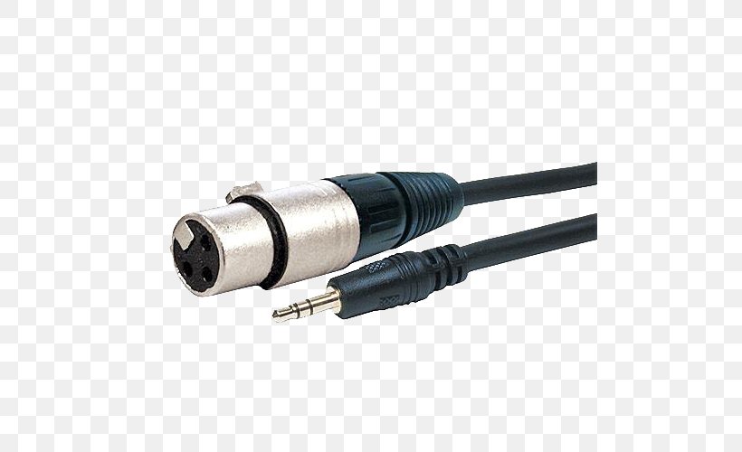 Coaxial Cable Microphone Electrical Connector XLR Connector Phone Connector, PNG, 500x500px, Coaxial Cable, Audio, Audio Signal, Balanced Line, Cable Download Free