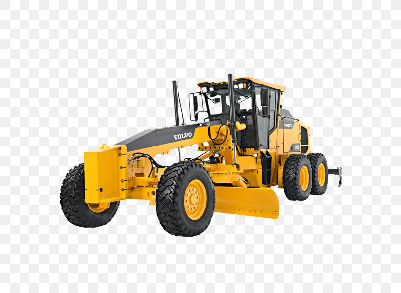 AB Volvo Grader Volvo Construction Equipment Heavy Machinery Backhoe Loader, PNG, 600x600px, Ab Volvo, Backhoe, Backhoe Loader, Bulldozer, Construction Download Free