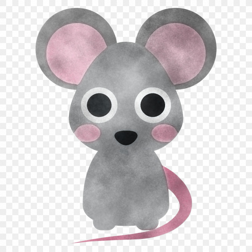 Pink Mouse Cartoon Nose Muridae, PNG, 1200x1200px, Pink, Animal Figure, Animation, Cartoon, Ear Download Free