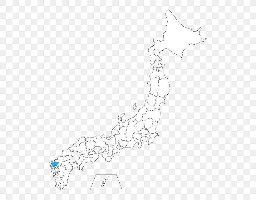 Yamaguchi Prefecture Map Prefectures Of Japan Saga Ishikawa Prefecture, PNG, 640x640px, Yamaguchi Prefecture, Area, Black And White, Diagram, Geography Download Free