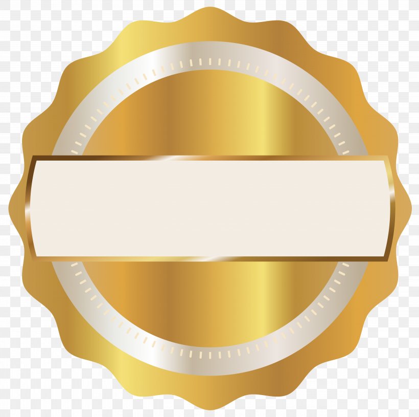 Badge Clip Art, PNG, 5168x5141px, Gold, Badge, Document, Label, Metal Download Free