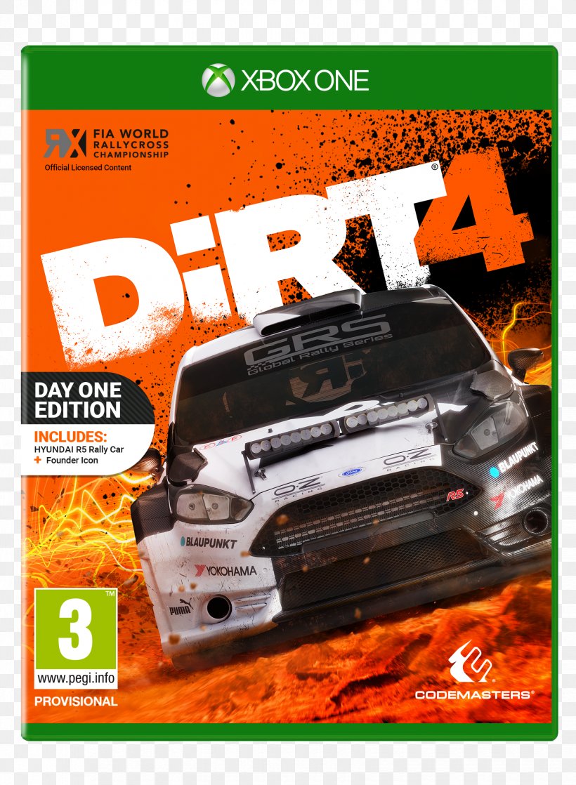 Dirt 4 Dirt Rally Colin McRae: Dirt Xbox One PlayStation 4, PNG, 1650x2250px, Dirt 4, Advertising, Automotive Exterior, Brand, Codemasters Download Free