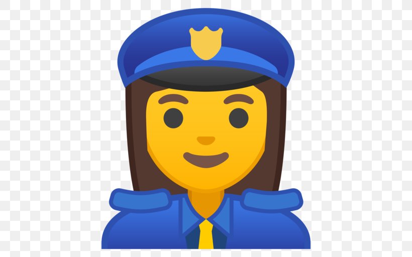 Emojipedia Police Officer Smiley, PNG, 512x512px, Emoji, Army Officer, Art Emoji, Cartoon, Electric Blue Download Free
