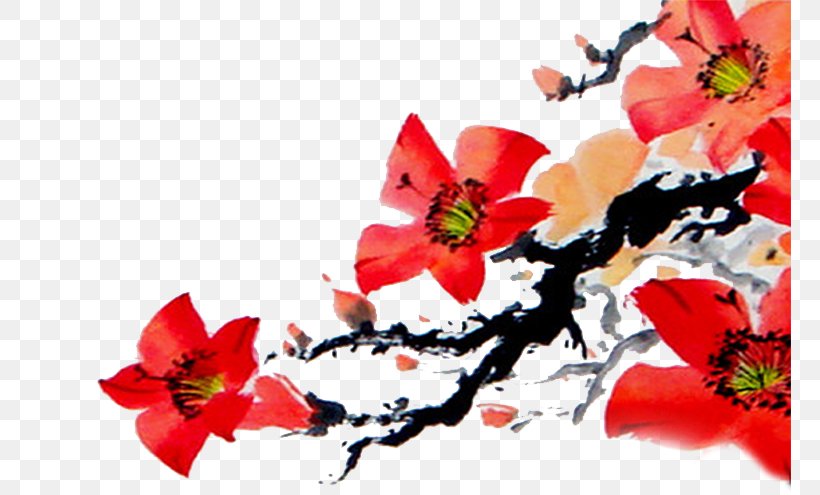 Fengmu Bombax Ceiba Tree Clip Art, PNG, 763x495px, Fengmu, Blossom, Bombax Ceiba, Branch, China Download Free