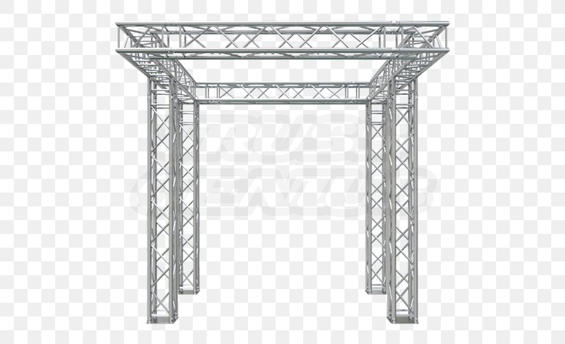 Truss Structure Cantilever Steel I-beam, PNG, 500x500px, Truss, Arch, Area, Beam, Black And White Download Free