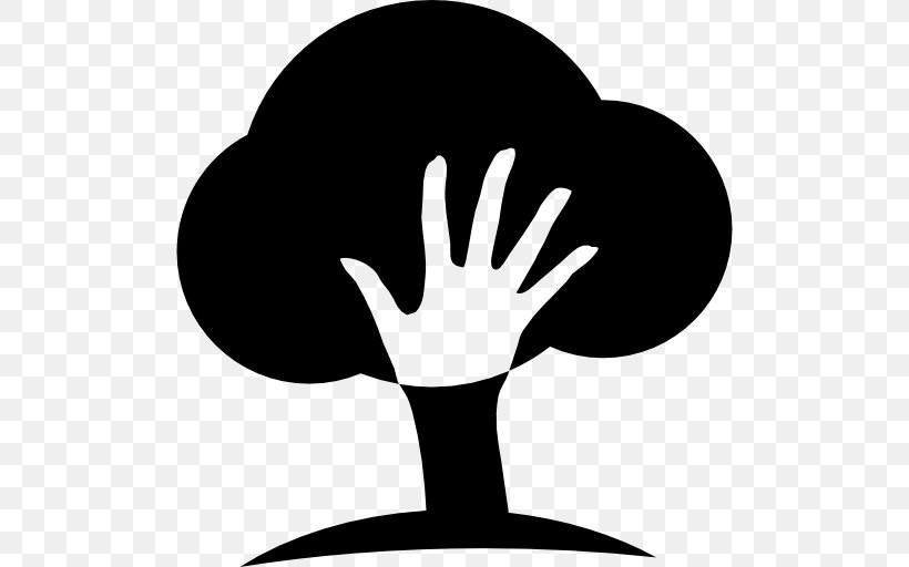 Tree Hand Clip Art, PNG, 512x512px, Tree, Artwork, Black And White, Droplet, Finger Download Free