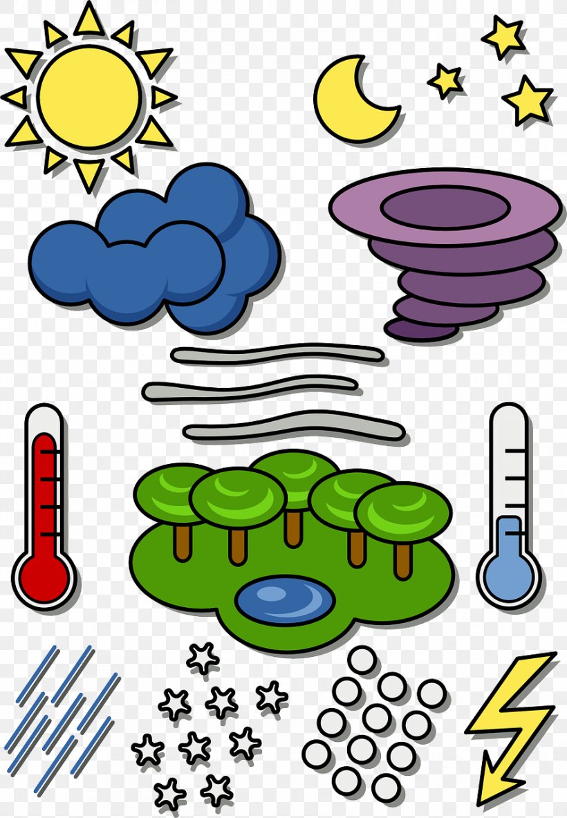 Weather Map Symbol Clip Art, PNG, 887x1280px, Weather Map, Area, Artwork, Cartoon, Chart Download Free