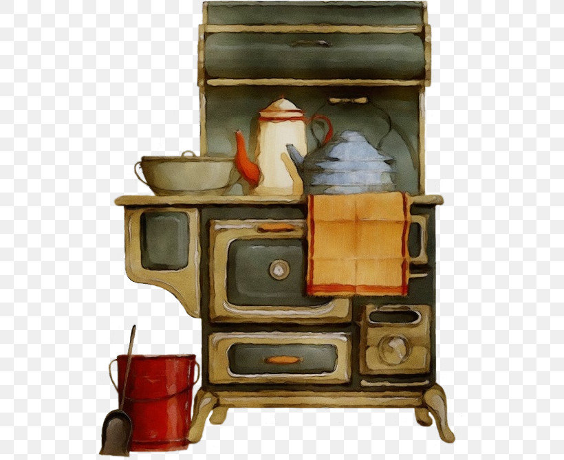 Wood-burning Stove Furniture Cooker Hearth Shelf, PNG, 539x669px, Watercolor, Antique, Combustion, Cooker, Furniture Download Free