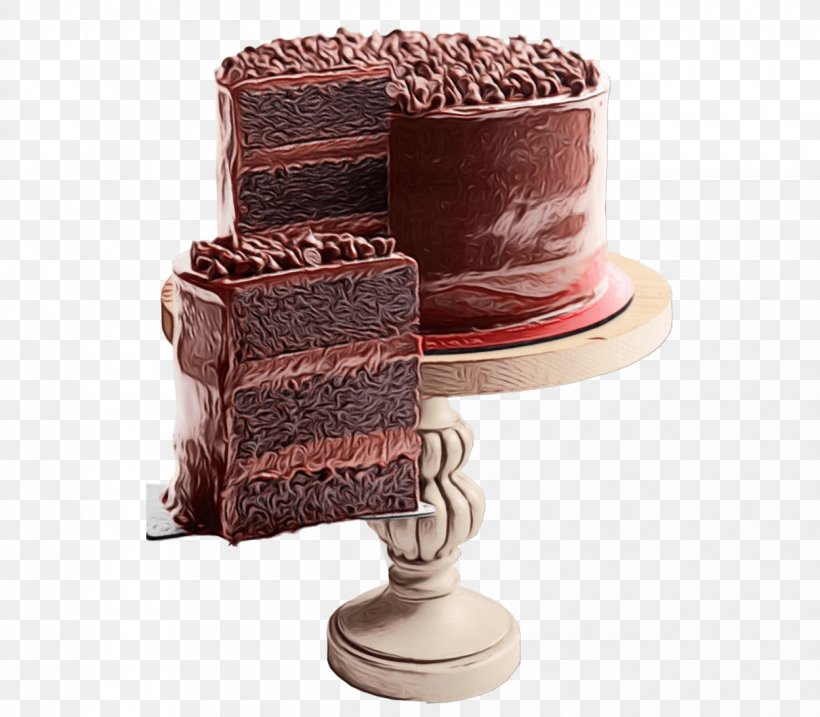 Chocolate Cake Ganache Sachertorte Buttercream, PNG, 1250x1094px, Chocolate Cake, Baked Goods, Baking, Brown, Buttercream Download Free