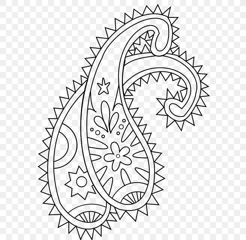 Paisley Designs Drawing Clip Art, PNG, 605x800px, Paisley Designs, Area, Art, Black And White, Coloring Book Download Free