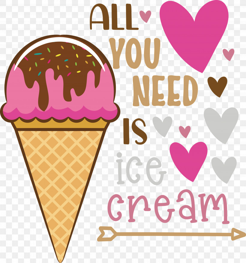 Ice Cream, PNG, 5698x6084px, Ice Cream Cone, Cone, Cream, Dairy, Dairy Product Download Free