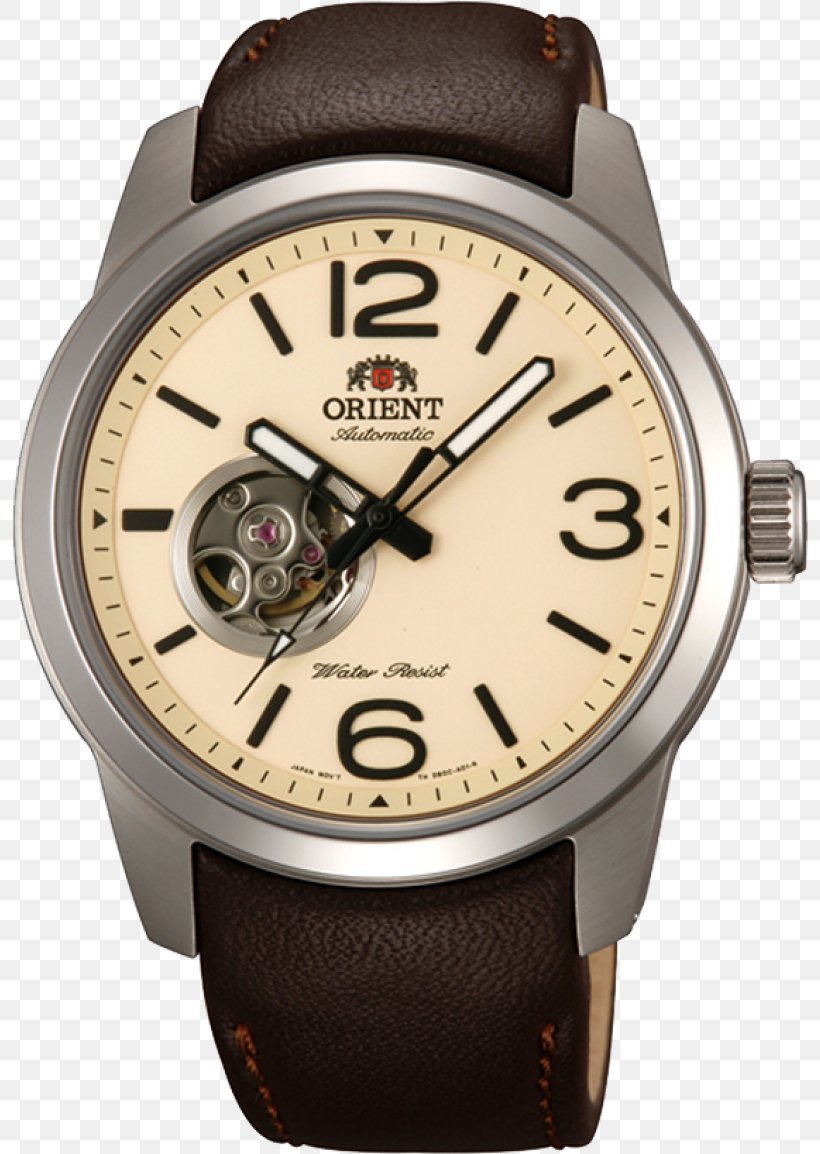Orient Watch Clock Automatic Watch Mechanical Watch, PNG, 800x1154px, Orient Watch, Automatic Watch, Brand, Brown, Chronograph Download Free