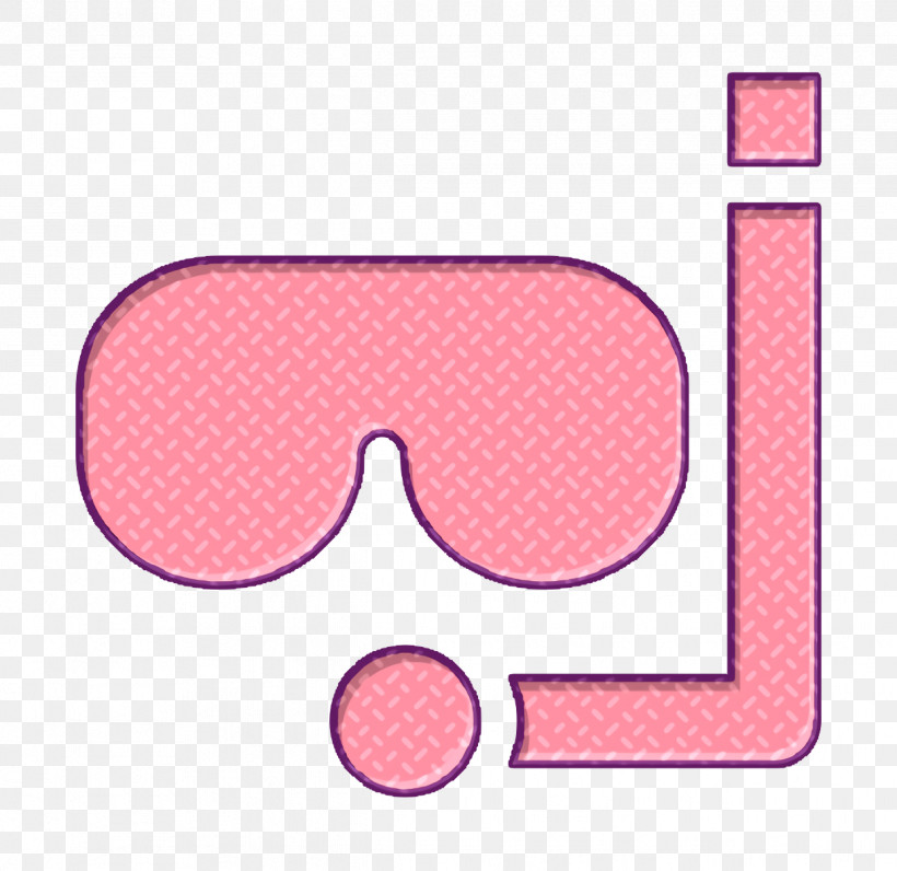 Dive Icon Snorkel Icon Travel Icon, PNG, 1244x1208px, Dive Icon, Glasses, Line, Meter, Pink M Download Free