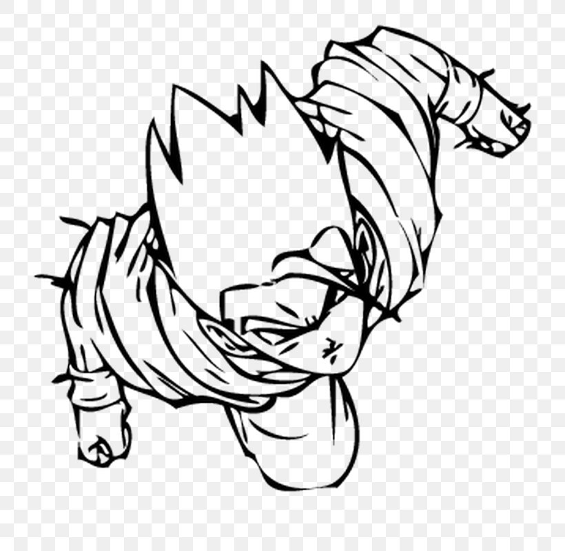 Goku Gohan Vegeta Decal Dragon Ball, PNG, 800x800px, Watercolor, Cartoon, Flower, Frame, Heart Download Free