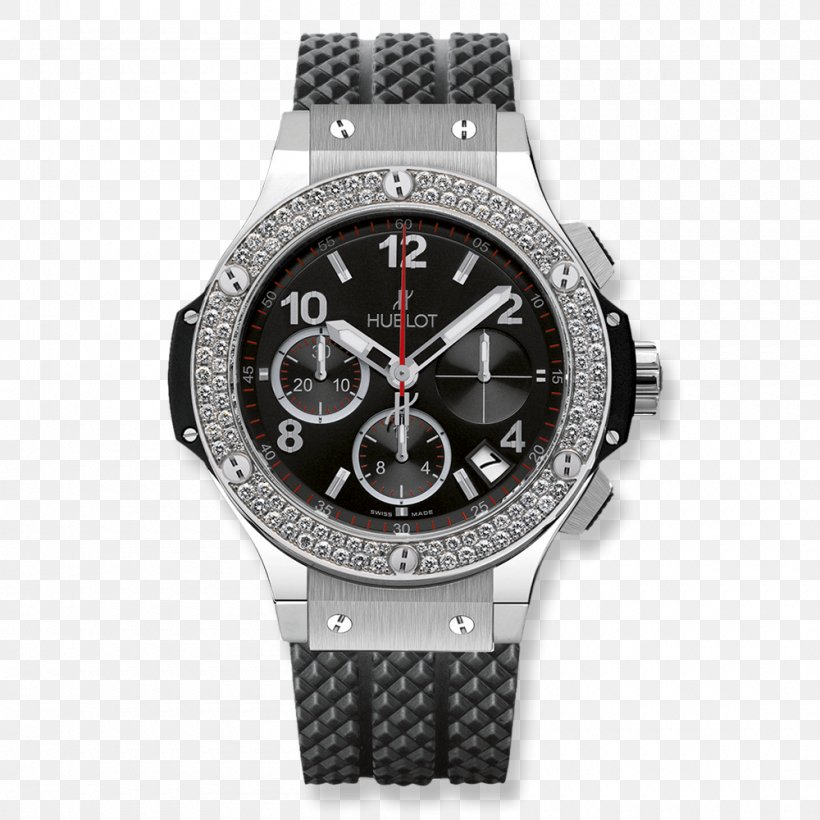 Hublot Chronograph Automatic Watch Diamond, PNG, 1000x1000px, Hublot, Automatic Watch, Bezel, Bracelet, Brand Download Free