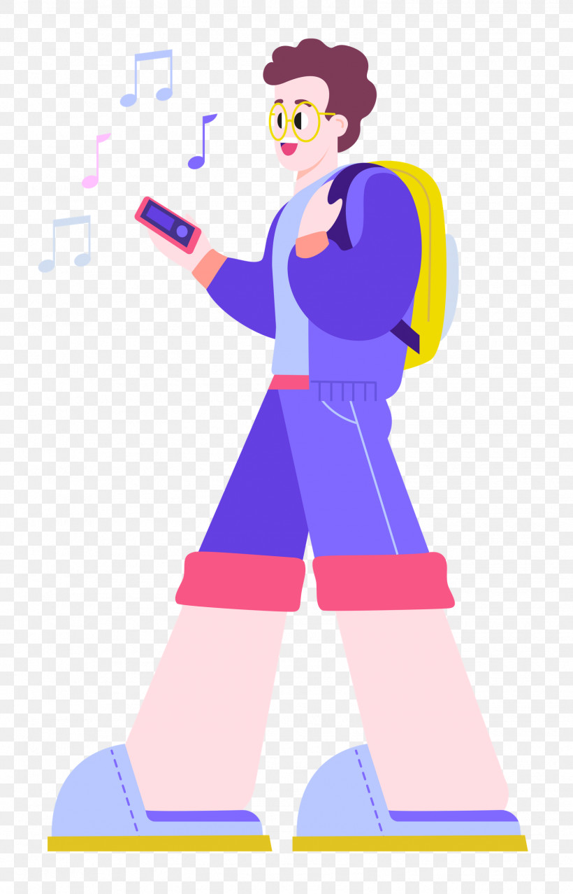 Listening Music, PNG, 1604x2500px, Listening Music, Cartoon, Character, Costume, Geometry Download Free