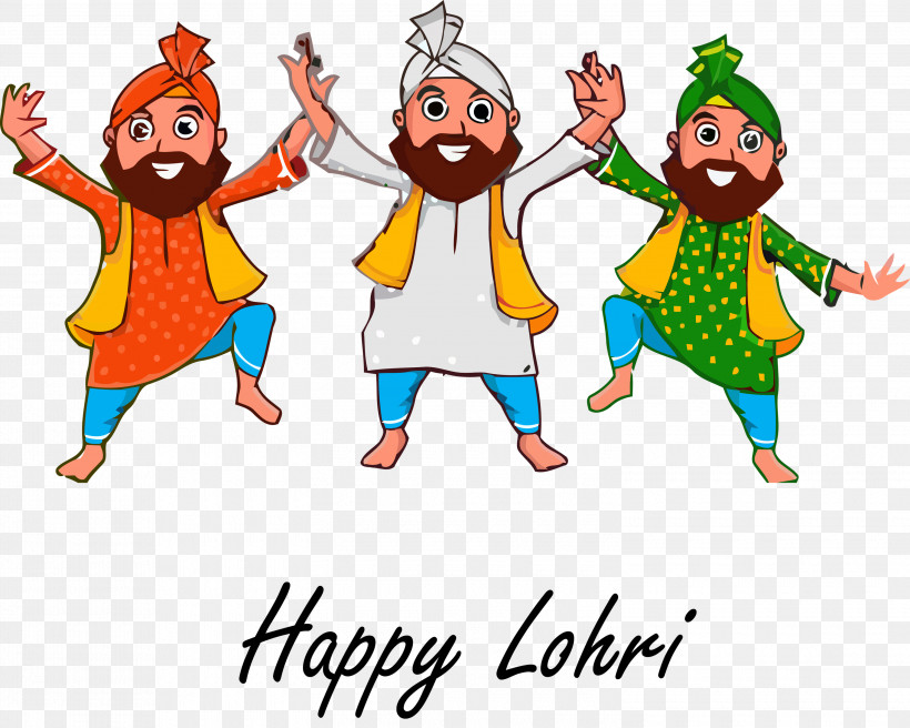 Lohri Happy Lohri, PNG, 3000x2402px, Lohri, Cartoon, Celebrating, Child, Fun Download Free