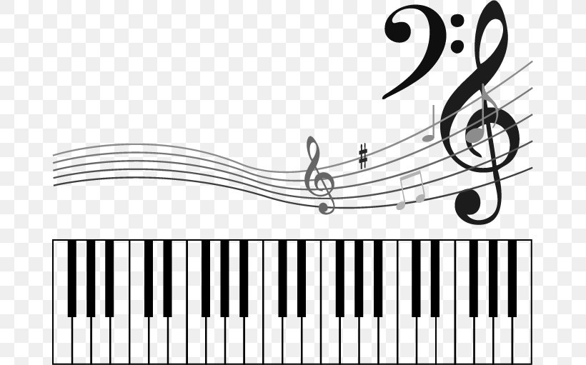 Digital Piano Musical Keyboard Musical Note, PNG, 673x511px, Watercolor, Cartoon, Flower, Frame, Heart Download Free