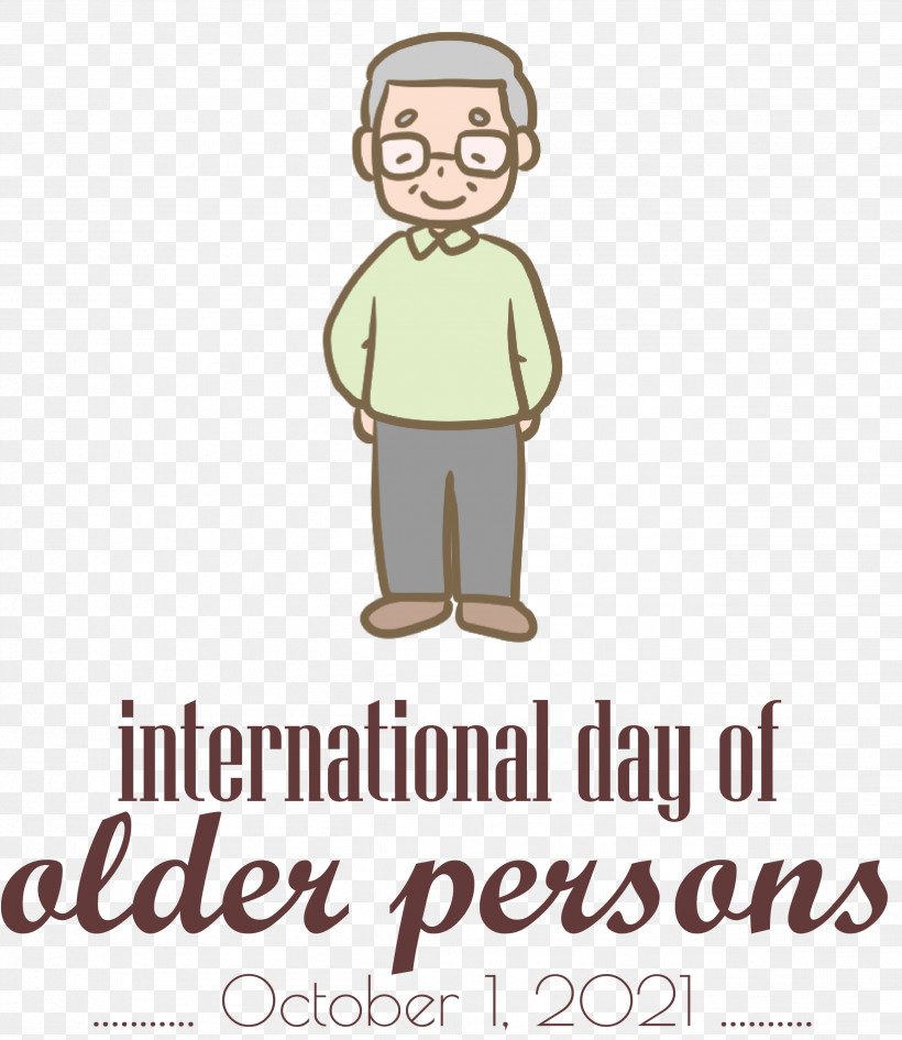 International Day For Older Persons Older Person Grandparents, PNG, 2602x3000px, International Day For Older Persons, Ageing, Cartoon, Grandparents, Happiness Download Free