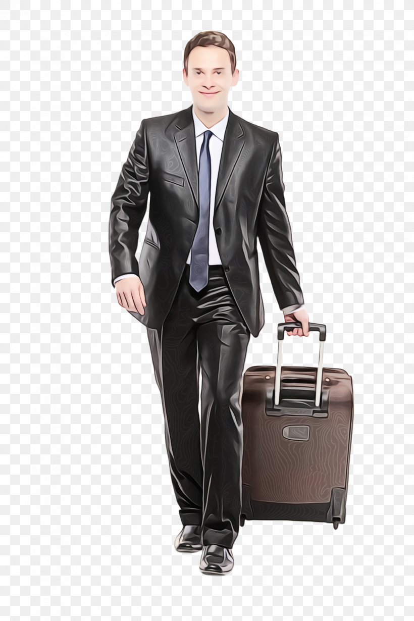 Suit Briefcase Clothing Baggage Formal Wear, PNG, 1632x2448px, Watercolor, Bag, Baggage, Briefcase, Business Bag Download Free