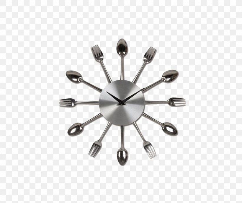Cutlery Clock Kitchen Fork Spoon, PNG, 947x794px, Cutlery, Alarm Clock, Clock, Cookware And Bakeware, Cupboard Download Free