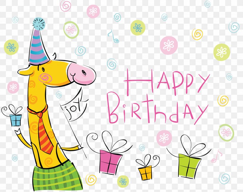 Happy Birthday Greeting & Note Cards Clip Art, PNG, 5665x4483px, Happy Birthday, Area, Art, Artwork, Birthday Download Free