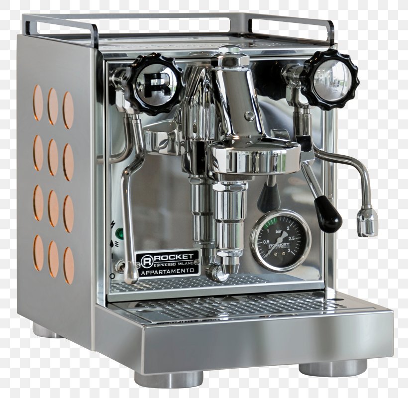 Rocket Espresso Appartamento Coffeemaker Espresso Machines, PNG, 800x800px, Espresso, Coffee, Coffeemaker, Espresso Machine, Espresso Machines Download Free