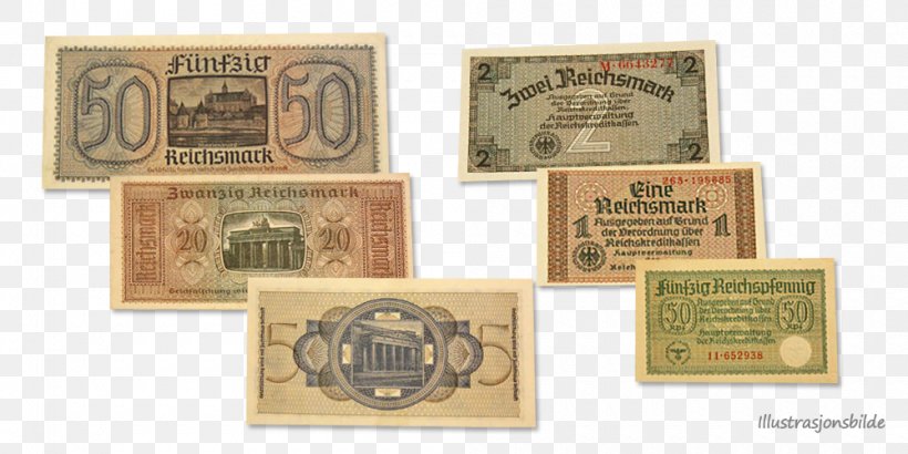 Cash Banknote Money Reichsmark, PNG, 1000x500px, Cash, Banknote, Currency, Money, Paper Download Free