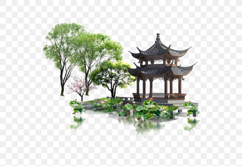 Chinese Garden, PNG, 564x564px, Chinese, Art, Branch, Chinese Architecture, Chinese Garden Download Free