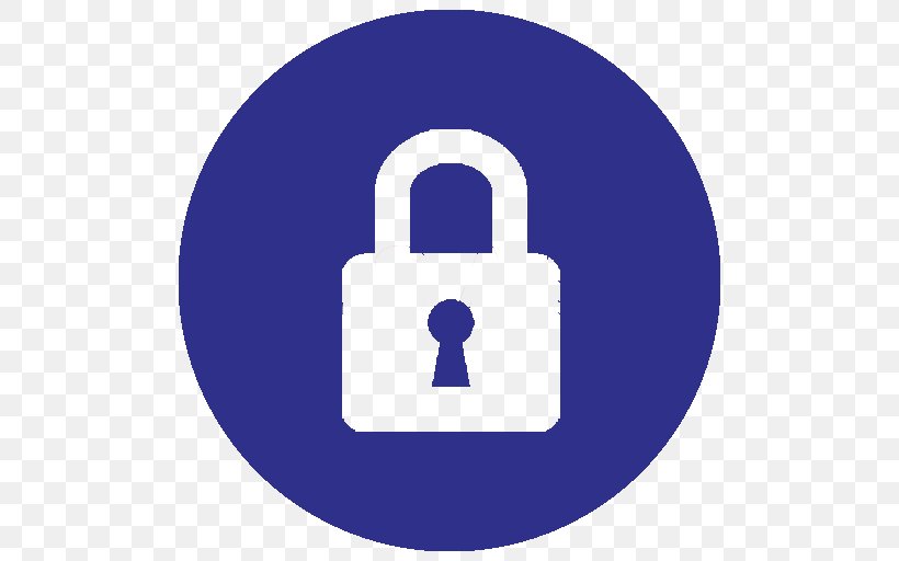 Lock Symbol, PNG, 512x512px, Lock, Brand, Electric Blue, Flat Design, Logo Download Free