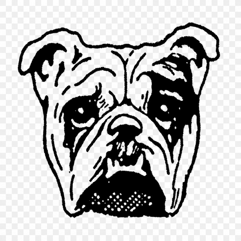 Dog Breed Non-sporting Group Rubber Stamp Face Clip Art, PNG, 1000x1000px, Dog Breed, Area, Artwork, Black, Black And White Download Free