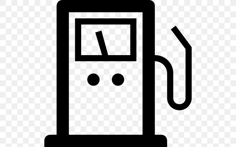 Filling Station Gasoline Fuel Dispenser Petroleum, PNG, 512x512px, Filling Station, Area, Black, Black And White, Brand Download Free