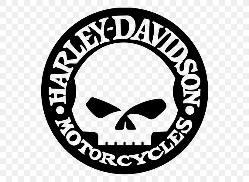Harley-Davidson Decal Motorcycle Sticker Suzuki, PNG, 600x600px, Harleydavidson, Area, Black And White, Bone, Brand Download Free