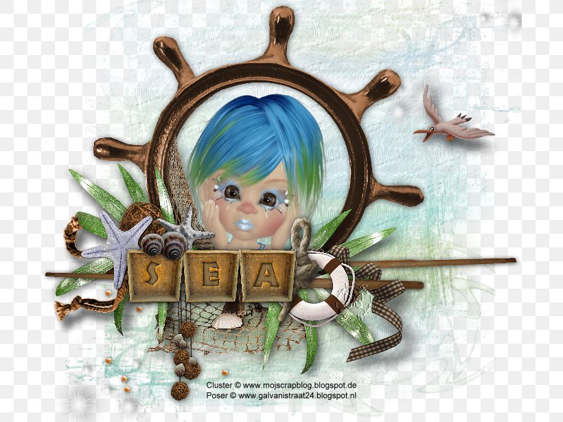 Digital Scrapbooking Picture Frames Clip Art, PNG, 700x614px, Digital Scrapbooking, Craft, Digital Media, Figurine, Ocean Download Free