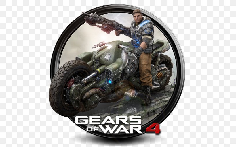 Gears Of War 4 Electronic Entertainment Expo 2016 Video Game Xbox One, PNG, 512x512px, Gears Of War 4, Automotive Tire, Automotive Wheel System, Battlefield 1, Coalition Download Free