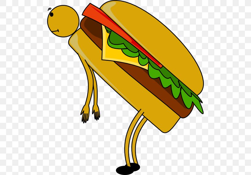Hamburger Cheeseburger Fast Food Clip Art, PNG, 512x570px, Hamburger, Artwork, Beak, Cheeseburger, Fast Food Download Free