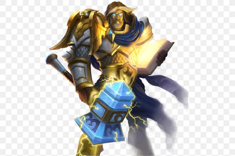 Hearthstone World Of Warcraft Paladin Uther The Lightbringer Knight, PNG, 501x544px, Hearthstone, Action Figure, Armour, Arthas Menethil, Blizzard Entertainment Download Free