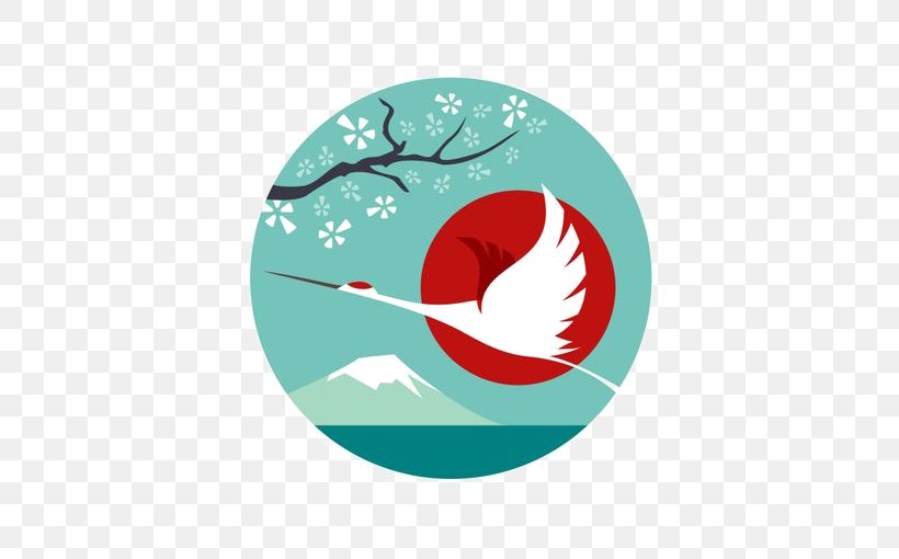 Japan Red-crowned Crane, PNG, 564x510px, Japan, Aqua, Blue, Crane, Drawing Download Free