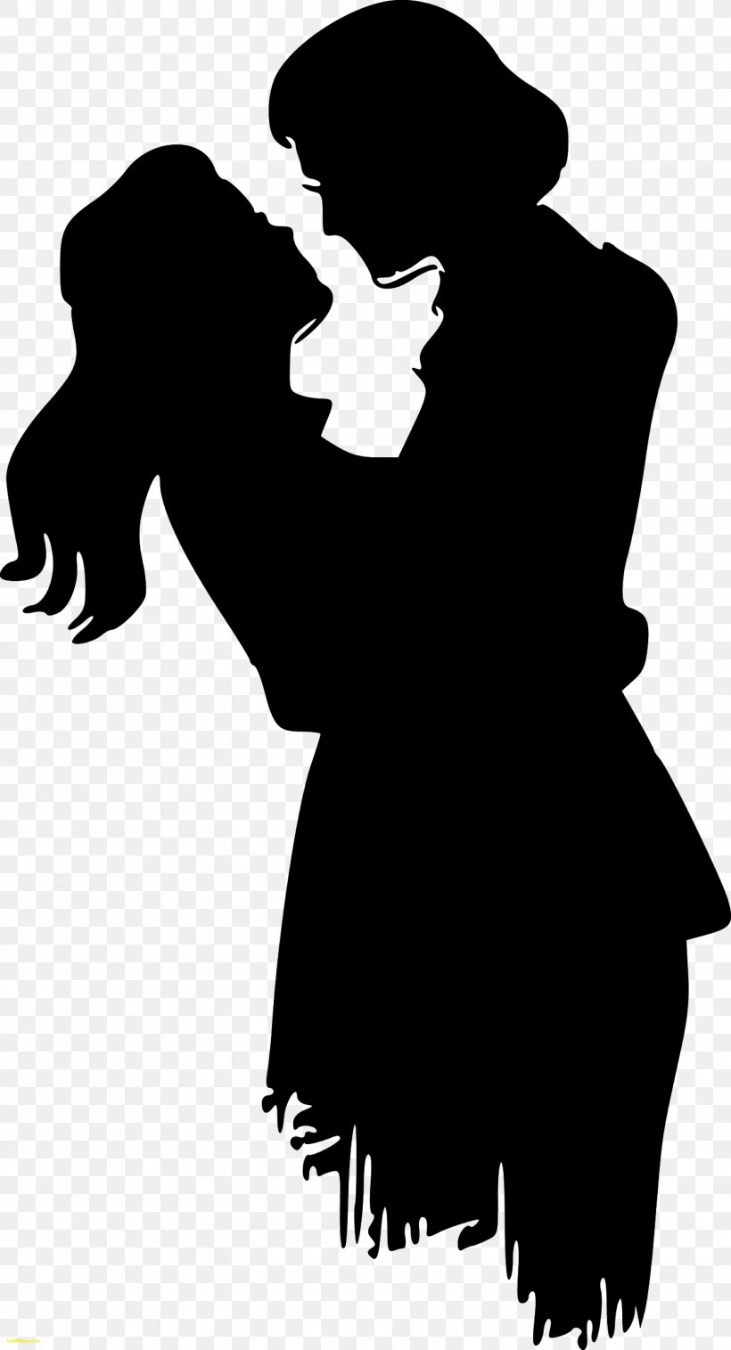 Silhouette Love Line Art, PNG, 1600x2958px, Silhouette, Art, Black, Black And White, Fictional Character Download Free