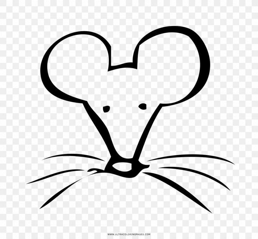 Computer Mouse Drawing Coloring Book Black And White Clip Art, PNG, 1000x928px, Watercolor, Cartoon, Flower, Frame, Heart Download Free