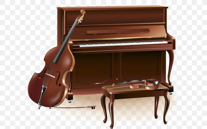 Player Piano Violin Grand Piano Musical Instrument Clip Art, PNG, 600x513px, Watercolor, Cartoon, Flower, Frame, Heart Download Free