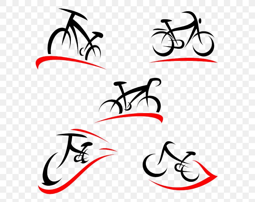 Bicycle Euclidean Vector Illustration, PNG, 650x650px, Bicycle, Area, Artwork, Black And White, Bmx Download Free