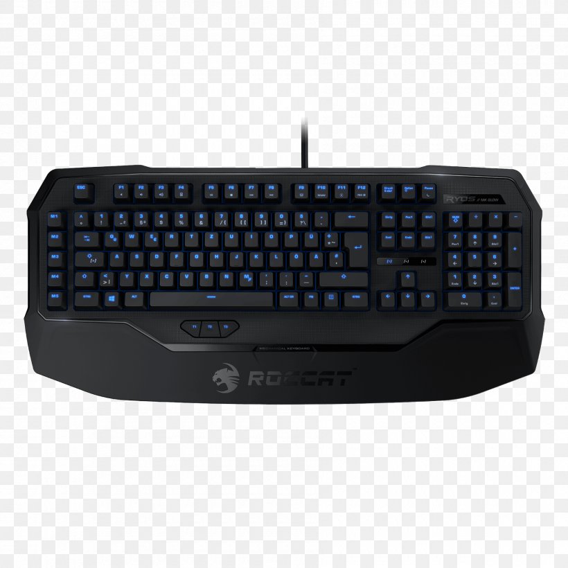 Computer Keyboard ROCCAT Ryos MK Glow ROCCAT Ryos MK Pro, PNG, 1800x1800px, Computer Keyboard, Computer, Computer Component, Corsair Gaming Strafe, Electrical Switches Download Free