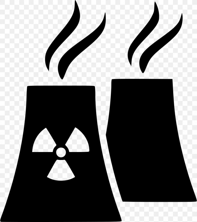 Nuclear Power Plant Nuclear Reactor Physics Chernobyl Disaster Clip Art, PNG, 870x980px, Nuclear Power, Artwork, Black, Black And White, Brand Download Free