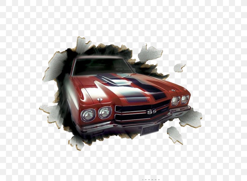 Chevrolet Chevelle Mural Wall Decal Car, PNG, 600x600px, Car, Art, Automotive Design, Automotive Exterior, Bedroom Download Free