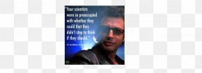 Ian Malcolm - Ian Malcolm Jurassic Park Banner Brand Advertising PNG