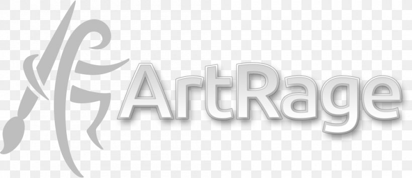 ArtRage Logo Computer Program Drawing Graphic Design, PNG, 1000x434px, Artrage, Area, Art, Black And White, Brand Download Free