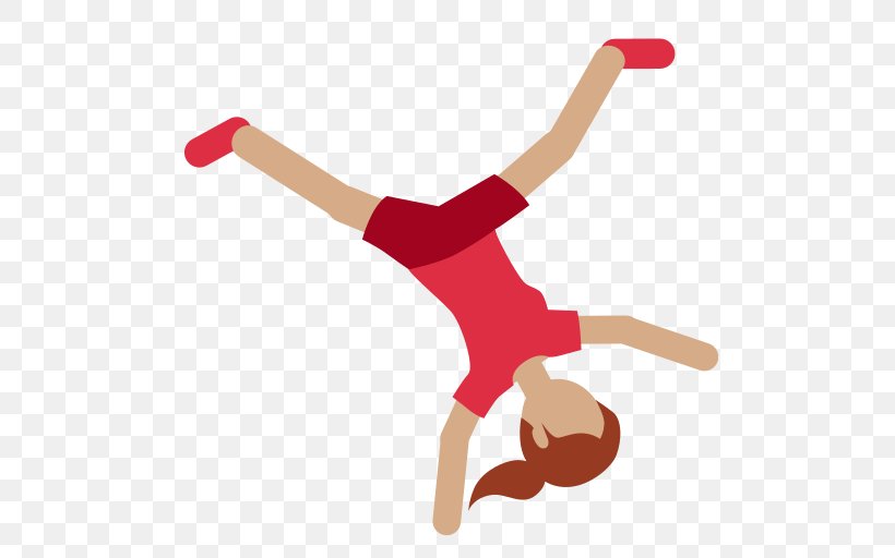 Emojipedia Cartwheel Human Skin Color Image, PNG, 512x512px, Emoji, Acrobatics, Arm, Artistic Gymnastics, Athletic Dance Move Download Free